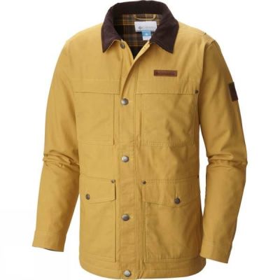 Chaquetas Columbia Loma Vista Flannel Overshirt Hombre - Amarillo - Chile RMU216578